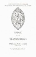 Index to the Transactions of the Cumberland & Westmorland Antiquarian & Archaeological Society: New Series Vol. LX to LXXXIX 1960 To 1989 1873124163 Book Cover