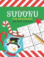 Christmas Sudoku For Beginners: 100 Easy Puzzles / 9x9 Grid / With Solutions In Book / 1 Puzzle Per Page / Sudoku Gift Book For Kids and Teens / Great Stocking Stuffer For Kids and Teens B08J21KP16 Book Cover