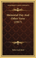 Memorial Day And Other Verse 0548575754 Book Cover