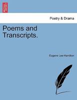 Poems and Transcripts 1241052867 Book Cover