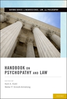Handbook on Psychopathy and Law 0199841381 Book Cover
