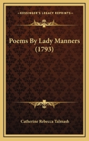 Poems by Lady Manners 1104364565 Book Cover