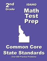 Idaho 2nd Grade Math Test Prep: Common Core State Standards 1502831082 Book Cover