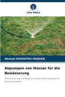 Abpumpen von Wasser für die Bewässerung: Dimensionierung und Design eines Solar-PV-Pumpsystems für den Gemüseanbau (German Edition) 6207589823 Book Cover