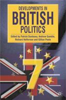 Developments in British Politics 0333987055 Book Cover
