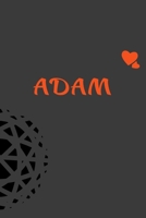 Adam name Styles  Notebook: Who Really Loves Anime - Sketchbook: Comic Manga Anime Sketch Book for drawing and sketching - Anime Drawing Book - Blank ... Supplies - Otaku & Artist Gift -Dina Odess B083XWLZ21 Book Cover