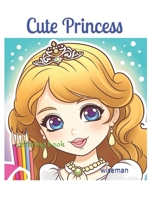 cute princess coloring book B0C2RG161B Book Cover