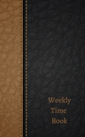 Timesheets Weekly: Employee time book - Work Hours Log - 5" x 8" - 50 pages 1674896964 Book Cover