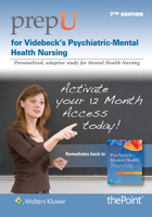 PrepU for Videbeck’s Psychiatric Mental Health Nursing 1496350014 Book Cover