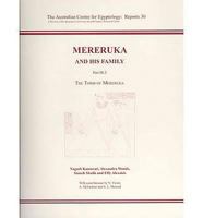 Mereruka and His Family: Part III/2, the Tomb of Mereruka 0856688401 Book Cover
