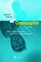 Omnisophie: Über richtige, wahre und natürliche Menschen 3642321275 Book Cover