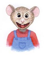 Button the Mouse Goes to School: Button the Mouse backyard adventures B00727GLTI Book Cover