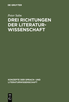 Drei Richtungen der Literaturwissenschaft.  Scherer - Walzel - Staiger 3484220023 Book Cover