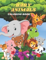 Baby Animals - Coloring Book B08GVD77Y5 Book Cover