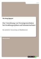 Die Umwälzung Von Vermögensschäden Bei Großbauprojekten Auf Subunternehmer (German Edition) 3668901546 Book Cover