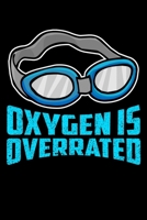 OXYGEN IS OVERRATED: Blank Lined Notebook, 6 x 9, 120 White Color Pages, Matte Finish Cover 1694732789 Book Cover