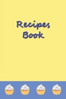 Recipes Book: Blank Recipe Journal to Write in for Women, Document all your special recipes ... for Women, Wife, Mom, Grandmother 6" x 9" 120 pages 1712823655 Book Cover