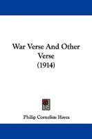 War Verse and Other Verse 1165148994 Book Cover