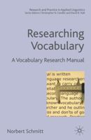 Researching Vocabulary 1403985367 Book Cover