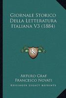 Giornale Storico Della Letteratura Italiana 1167695275 Book Cover