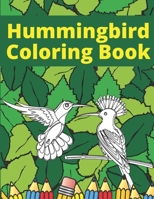 Hummingbird Coloring Book: Fun And Easy Stress Relieving Designs Unique Beautiful Patterns For Kids Teens Tweens & Adults Relaxation B08D4VS85F Book Cover