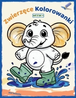 Zwie-rze-ce Kolorowanki: Kolorowanka dla dzieci od 3 lat – 20 prostych zwierzatek z grubymi liniami (Polish Edition) B0FB936CR5 Book Cover