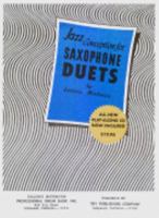 Jazz Conception for Saxophone Duets Bk&CD 1934638048 Book Cover