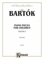 "For Children", piano pieces, Vol. II (Hungarian), Nos. 22 - 42 0757978959 Book Cover