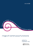 Rings of Continuous Functions (Lecture notes in pure & applied mathematics)