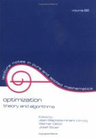 Optimization (Lecture Notes in Pure and Applied Mathematics) 0824770196 Book Cover