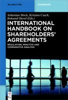 International Handbook on Shareholders� Agreements 3110501562 Book Cover