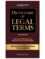 Dictionary of Legal Terms: Definitions and Explanations for Non-Lawyers 1438005121 Book Cover