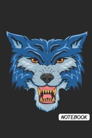 Notebook: DIN A5 Wolf Notizheft liniert | 120 Seiten liniertes Wolf Notizbuch für Notizen in Schule, Universität, Arbeit oder zuhause. | Eine tolles Geschenk für Ihre Liebsten. 1672401356 Book Cover