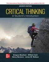 ISE Critical Thinking: A Students Introduction 1265204608 Book Cover