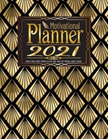 All-in-one Motivational Planner 2021: At a Glance Planners & Multi Tracker | N°24 | Monthly -Weekly -Budget -Expenses -Self Care -Mood -Habits ... - Art Deco Simplified Planner 2021 B08SP8HN3P Book Cover