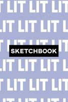 Sketchbook: Lit Typography Meme Pattern 1793394784 Book Cover
