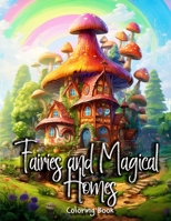 Fairies and Magical Homes: Coloring Book of 70 fantasy Scenes for Relaxation. B0CKZ6HXHF Book Cover