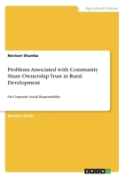 Problems Associated with Community Share Ownership Trust in Rural Development 3346006565 Book Cover
