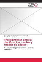 Procedimiento Para La Planificacion, Control y Analisis de Costos 3659077143 Book Cover