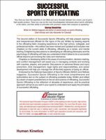 Successful Sports Officiating-2nd Edition 0736098291 Book Cover