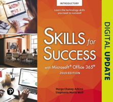 Skills for Success with Microsoft Office 2019 Introductory 013536647X Book Cover