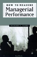 How to Measure Managerial Performance 0029292409 Book Cover