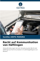 Recht auf Kommunikation von Häftlingen (German Edition) 6200671680 Book Cover