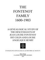 The Fontenot Family 1600-1903 1598046225 Book Cover