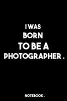 I WAS BORN TO BE A FILMAKER: lined book/journal gift ; 6" x 9" ( 120 pages ) Daily Checklist Productivity Journal. 1652662219 Book Cover