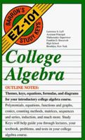 College Algebra (Barron's Ez-101 Study Keys) 0764129147 Book Cover