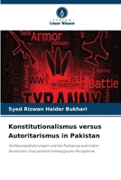 Konstitutionalismus versus Autoritarismus in Pakistan (German Edition) 6630398408 Book Cover