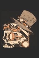 Terminplaner 2020: Terminkalender für 2020 mit Totenschädel Steampunk Cover | Wochenplaner | elegantes Softcover | A5 | To Do Liste | Platz für ... Beruf, Studium und Schule (German Edition) 1712238833 Book Cover