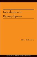 Introduction to Ramsey Spaces (Am-174) 0691145415 Book Cover