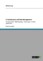 It Architecture and Risk Management 3640916085 Book Cover